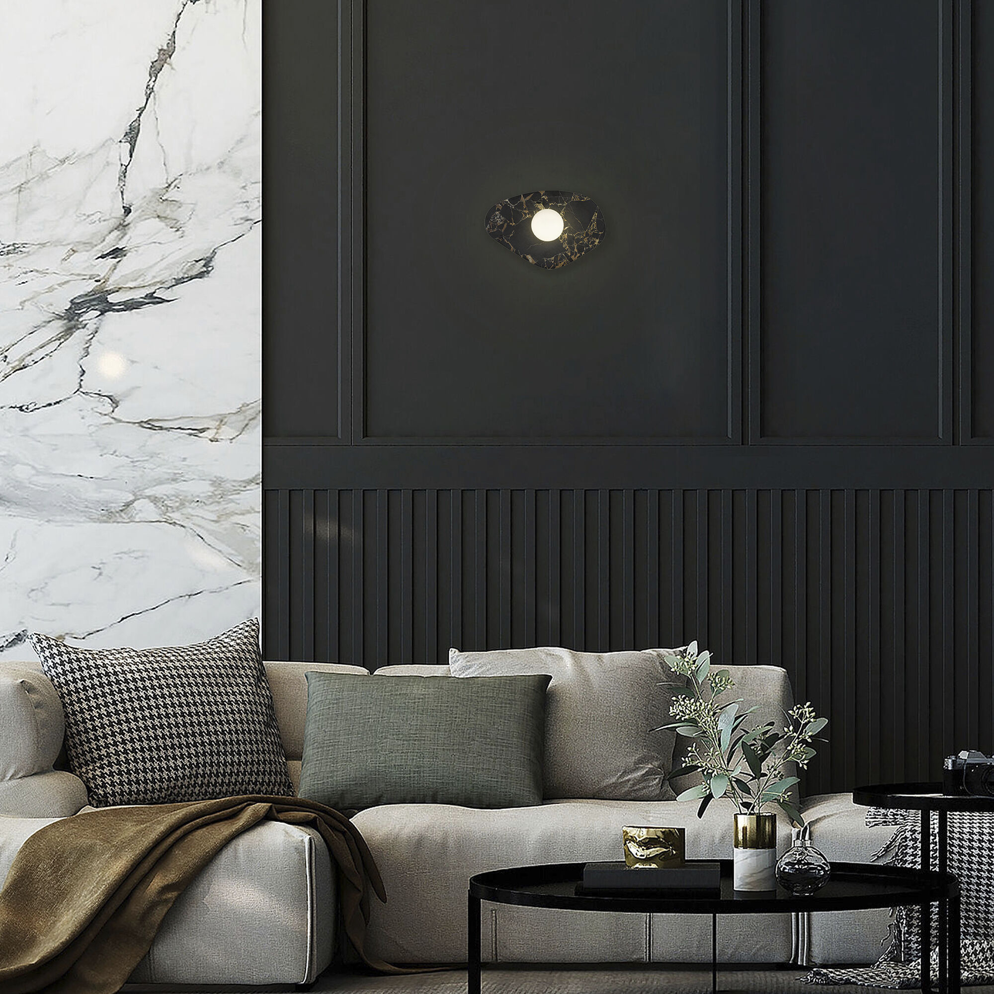 Tenere LED 7.75 inch Sand Black Outdoor Wall Sconce